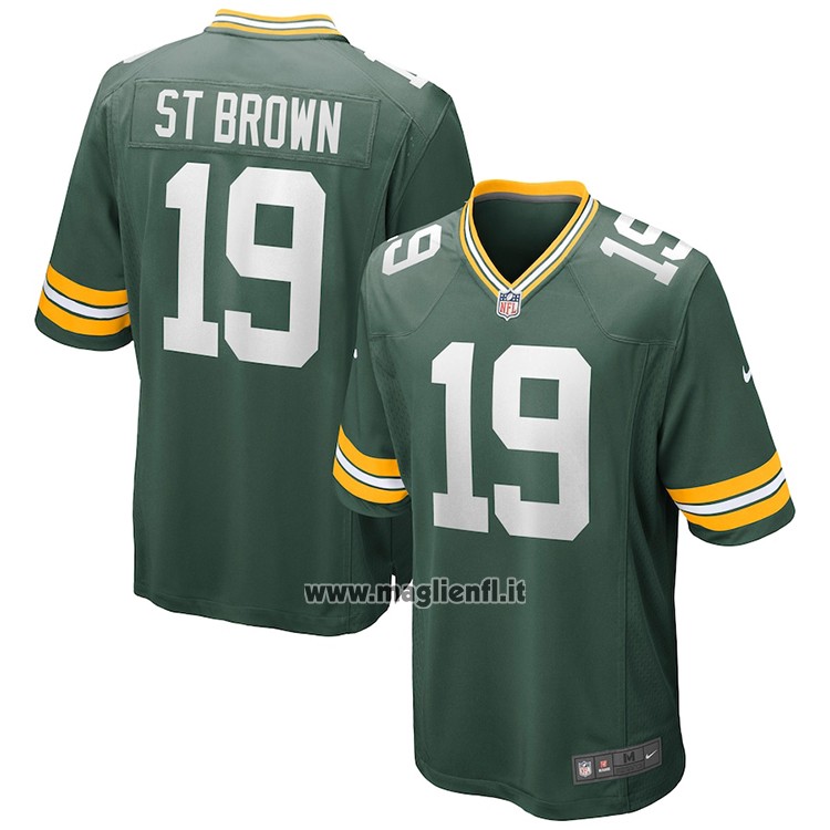 Maglia NFL Game Green Bay Packers Equanimeous St. Brown Verde